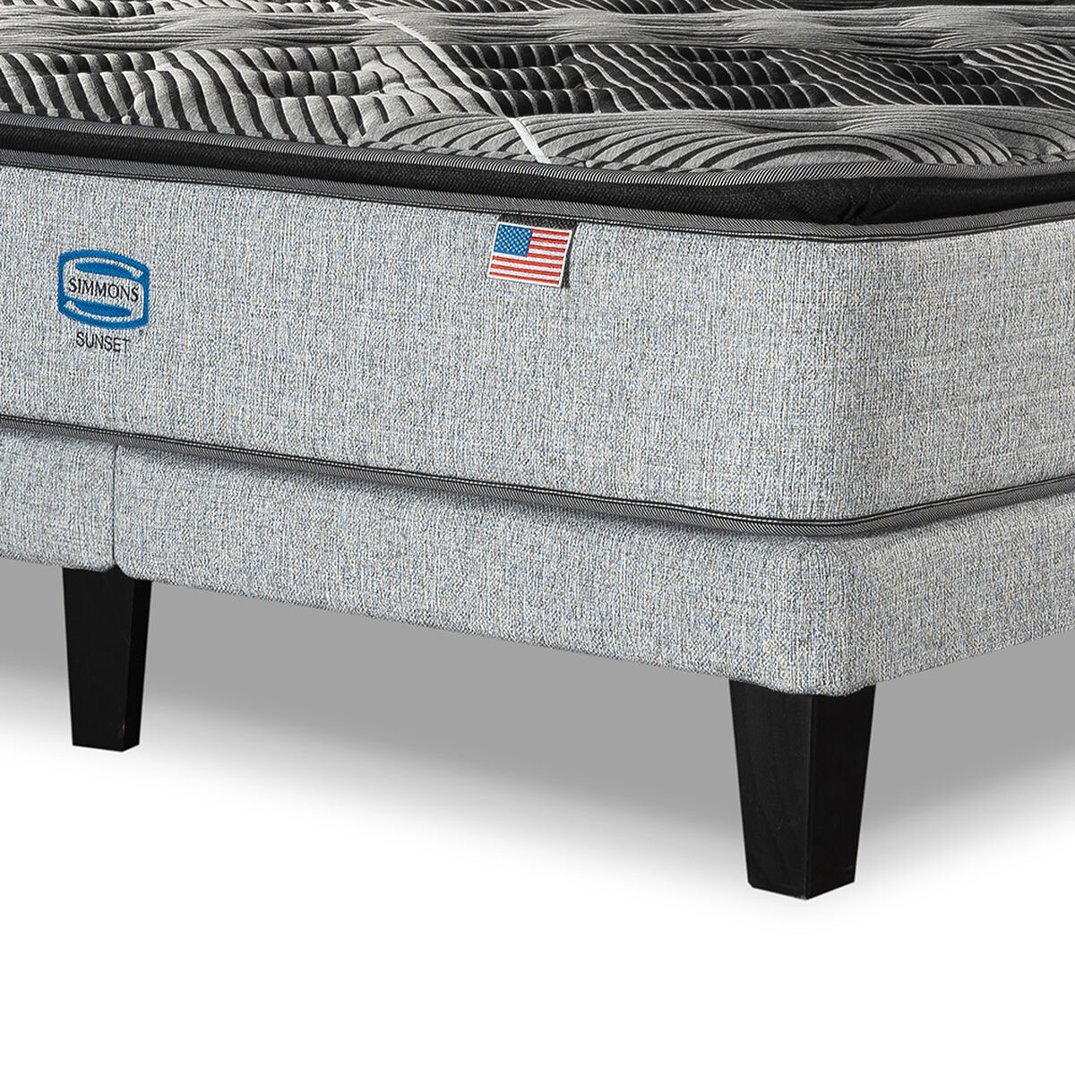 Cama Europea Simmons 2 Plazas  Sunset