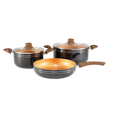 Batería de Cocina Antiadherente Cuisine Mosset 5 Piezas