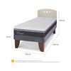 Cama Europea CIC 1,5 Plazas Ortopedic Advance + Respaldo Gales Alpino