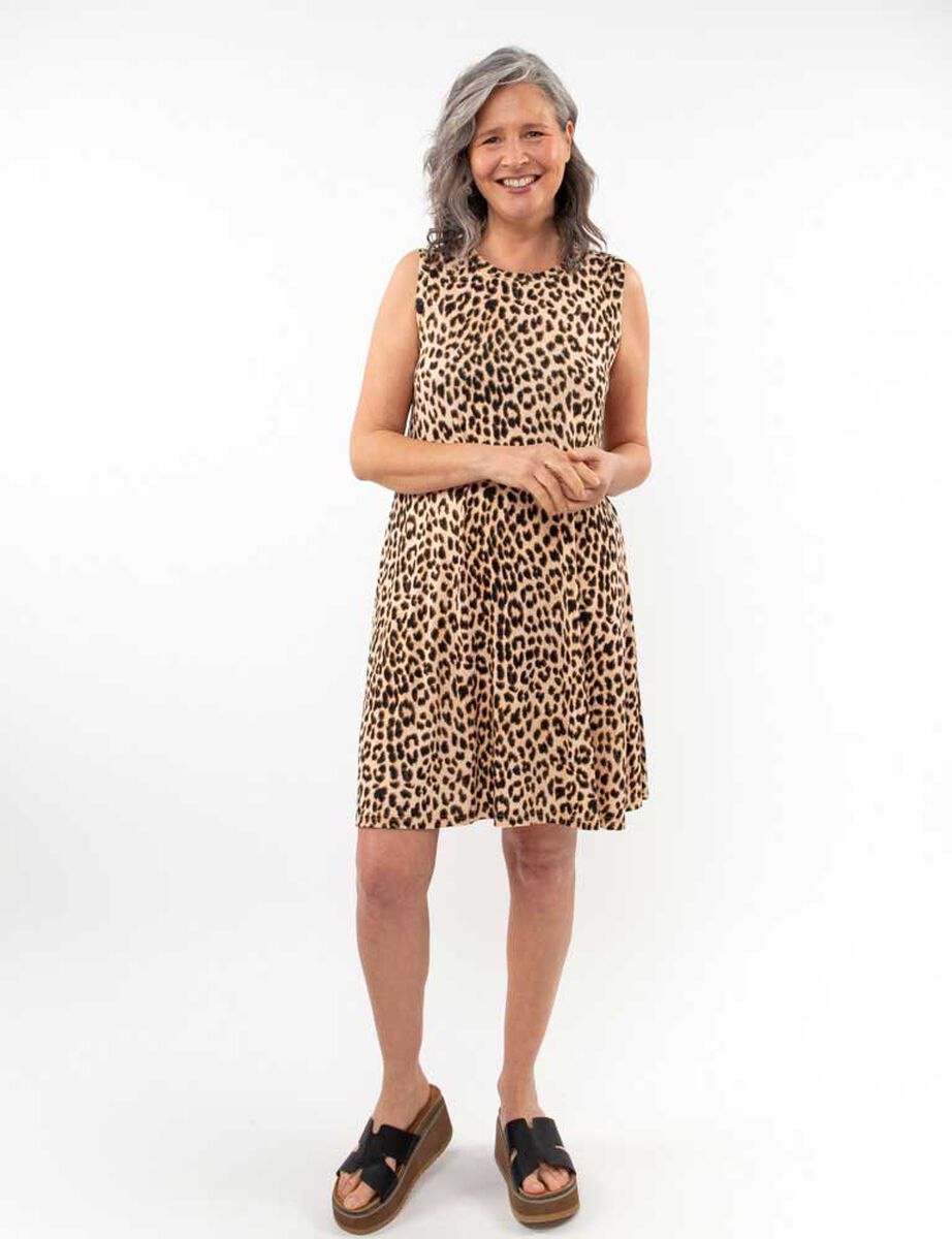 Vestido Midi Sin Mangas Mujer Portman Club