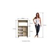 Mueble para Microondas Amuv Habana Café Blanco