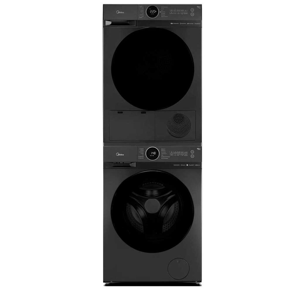 Kit Apilamiento para Lavadora Midea MF200W150B/T y Secadora MD200H120T