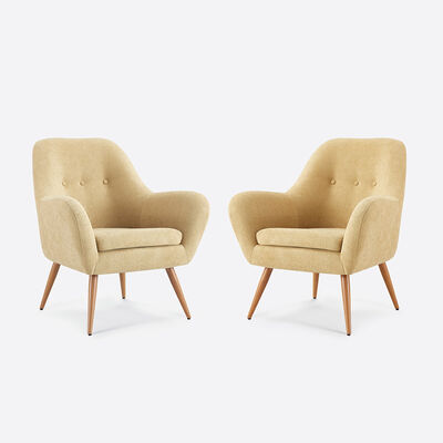 ROSEN Set 2 Poltronas Rosen Bartolo 1 Cuerpo Custard
