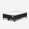 Cama Europea Rosen Base Dividida 2 Plazas New Style 6 + Respaldo Issey