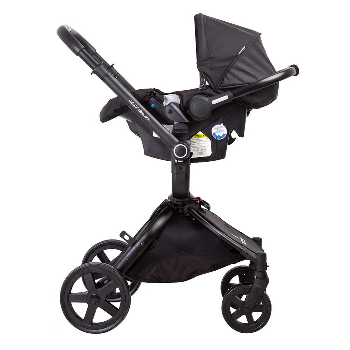 Coche Trav Systm F8006 Negro Bebesit