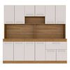 Mueble de Cocina Vekkahome Buck 1 Cajón 12 Puertas Blanco