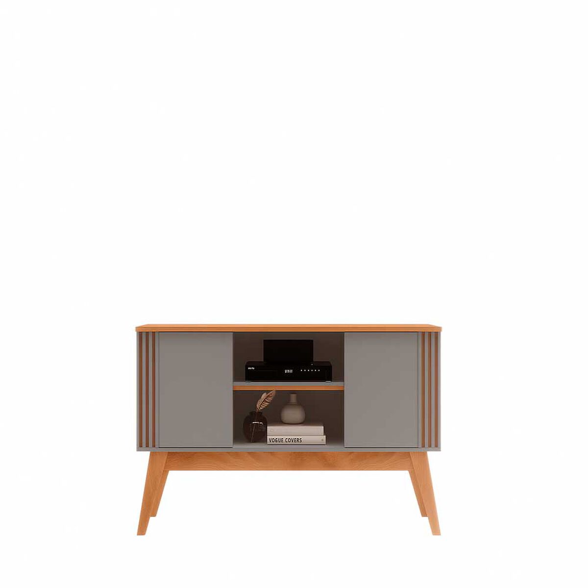 Rack TV Exit Vitta 65" Gris y Canela