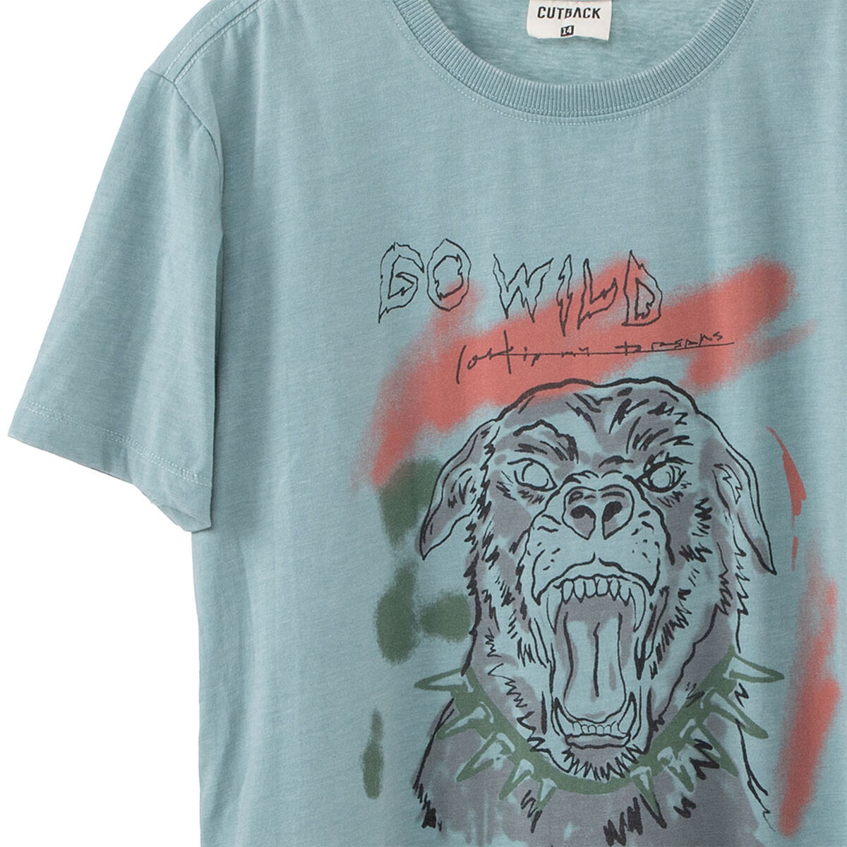 Polera Manga Corta de Algod&oacute;n Ni&ntilde;o Cutback