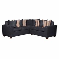 Sofá Seccional Ruzam Mobel Begoña 5 Cuerpos Lino Marengo