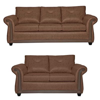 Juego de Living Black Factory Bristol 5 Cuerpos Café