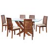 Juego de Comedor Latam Home Alicante 6 Sillas Blanco