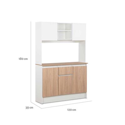 Imagen 2 del producto Mueble de Cocina CIC Capri 1 Cajón 3 Puertas Blanco Alpino