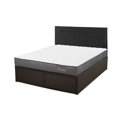 Imagen 2 del producto Cama Europea CIC Iron Smart 2 Plazas Anatomic + Respaldo Black Tapizado + Faldón