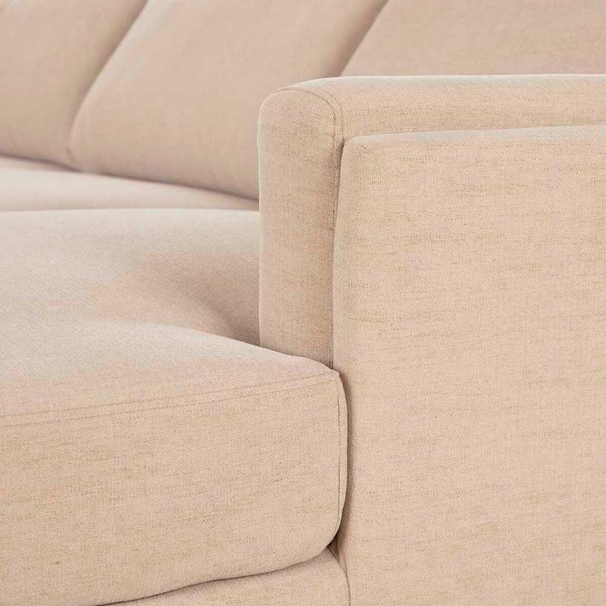 Sof&aacute; Seccional Derecho CIC Maria Repreve 4 Cuerpos Beige