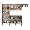 Mueble de Cocina Roca Arizona 1 Cajón 9 Puertas Negro