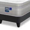 Cama Europea Flex King Paradise + Respaldo + 2 Veladores Colonia
