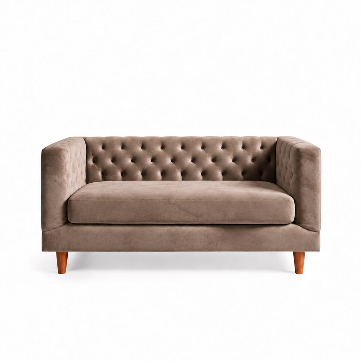 Sof&aacute; Tela Velvet Latam Home Brescia 2 Cuerpos