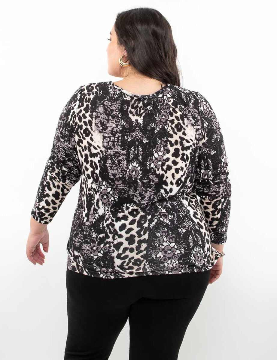 Sweater Estampado Mujer Extralindas