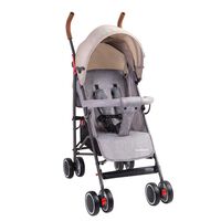 Coche Paragua Bebe Clap Compacto Plegable Melange Beige Bebesit