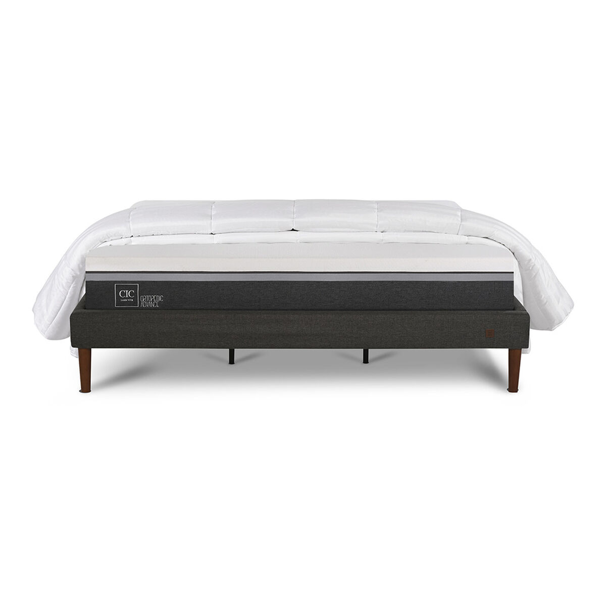 Cama Europea CIC King Ortopedic Advance + Plum&oacute;n