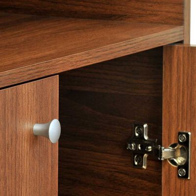 Imagen 2 del producto Librero Mobikit 6 Niveles 60 Nogal 2 Puertas