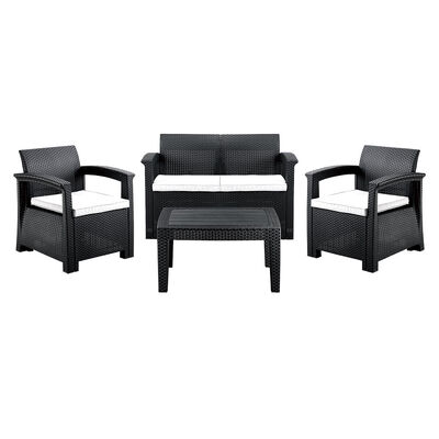 Juego de Living para Terraza Northwest Ibiza Sofá 3 Cuerpos + Dos Sillones 1 Cuerpo