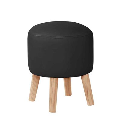Pouf Latam Home Nantes PU Negro