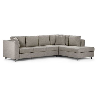 Imagen 1 del producto Sofá Seccional Derecho Rosen Carter 3-1 Cuerpos Ceniza