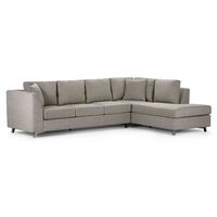 Sofá Seccional Derecho Rosen Carter 3-1 Cuerpos Ceniza