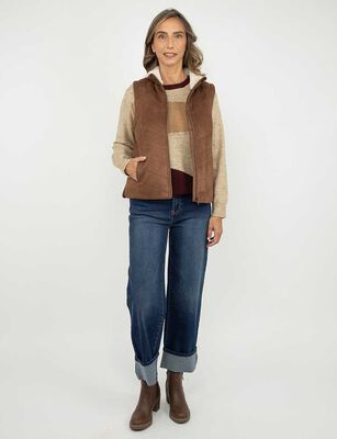 Imagen 2 del producto Parka Sin Mangas Mujer Portman Club Camel