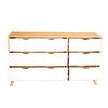 Cómoda Vekkahome Luna 6 Cajones Café