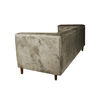 Sof&aacute; Tela Velvet Latam Home Brescia 3 Cuerpos