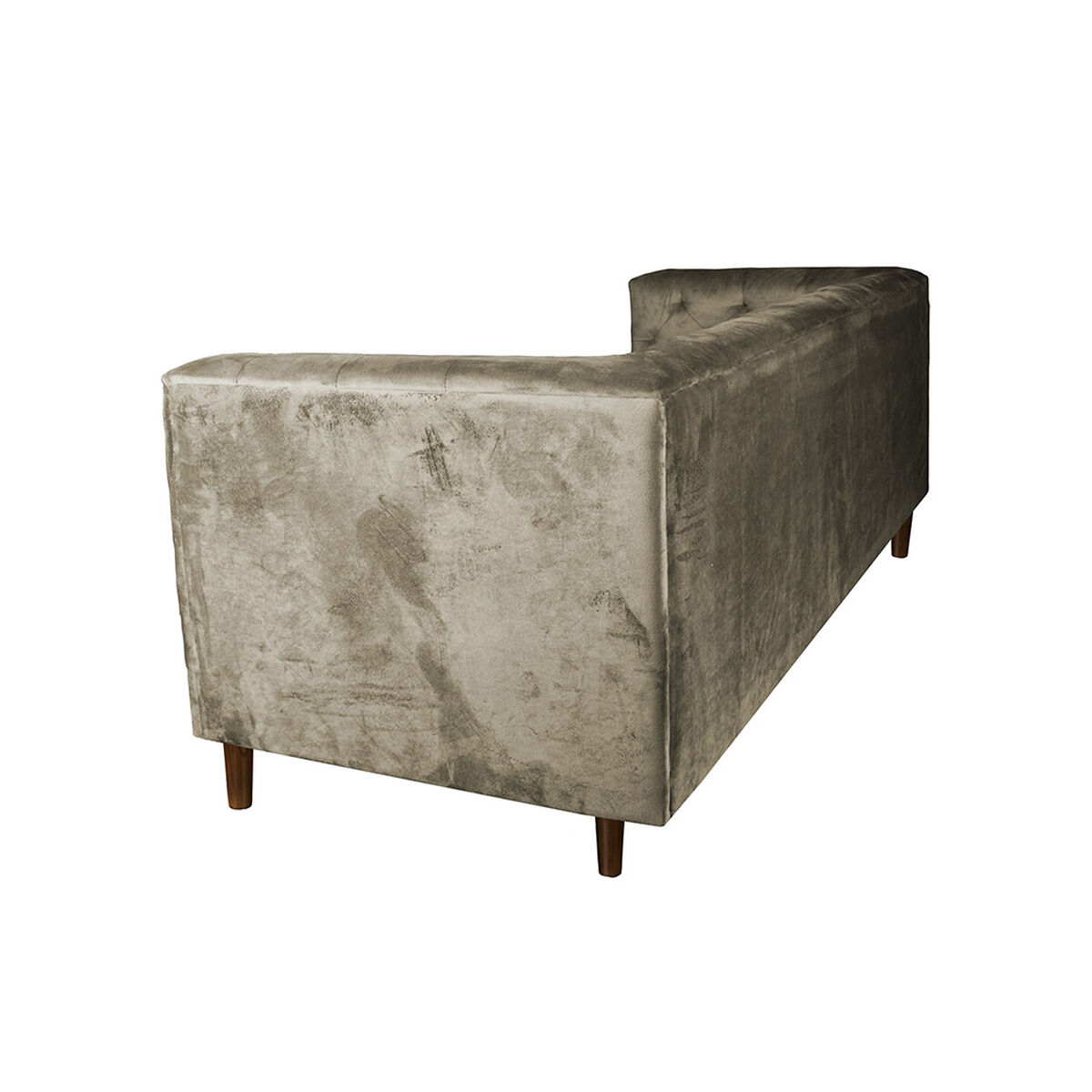Sof&aacute; Tela Velvet Latam Home Brescia 3 Cuerpos