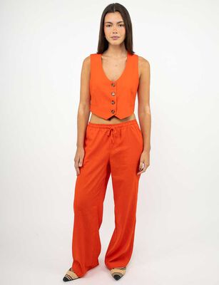 Imagen 2 del producto Blazer Gillet Mujer Icono Blanco, Coral