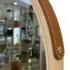 Espejo Madera Vgo con Correa Circular 35 cm Beige