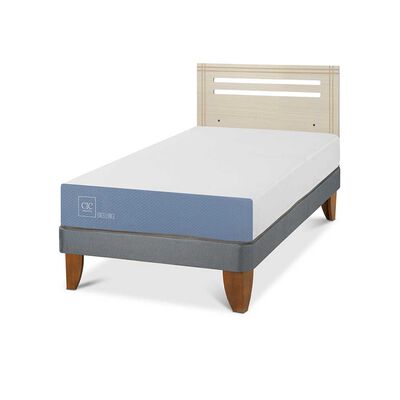Imagen 2 del producto Cama Europea CIC 1,5 Plazas Excellence + Respaldo Munich Alpino