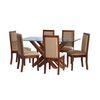 Juego de Comedor Latam Home Merida 6 Sillas Beige
