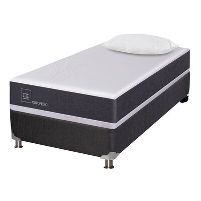 Imagen 1 del producto Box Spring CIC 1,5 Plazas Ortopedic + Almohada