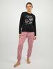 Polera de Pijama Con Estampado Manga Larga Mujer Icono