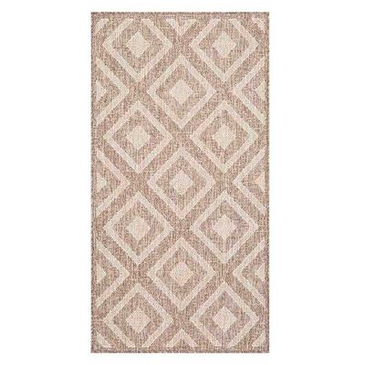 Bajada de Cama Idetex PP Lowers 67 x 120 cm Caf&eacute;