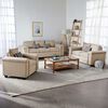 Juegos de Living Mons Sicilia Sof&aacute; 3 Cuerpos + Sof&aacute; 2 Cuerpos + Sill&oacute;n 1 Cuerpo Beige