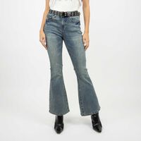 Jeans Flare Mujer Soviet Celeste