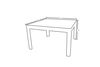 Mesa Comedor Cadiz Cuadrada