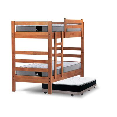 Camarote Triple Latam Home 1 Plaza Zen + Colchón Best Gris
