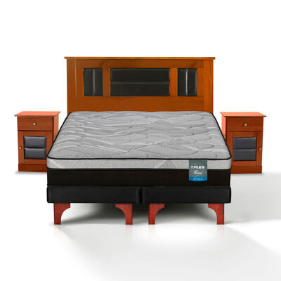Cama Europea Flex King Dream Pro + Set Lorraine