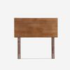 Cama Europea Rosen 1,5 Plazas Ergo T + Respaldo Tabor Café