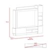 Centro de Entretenimiento TuHome Nizza Hasta 65" Duna Taupe