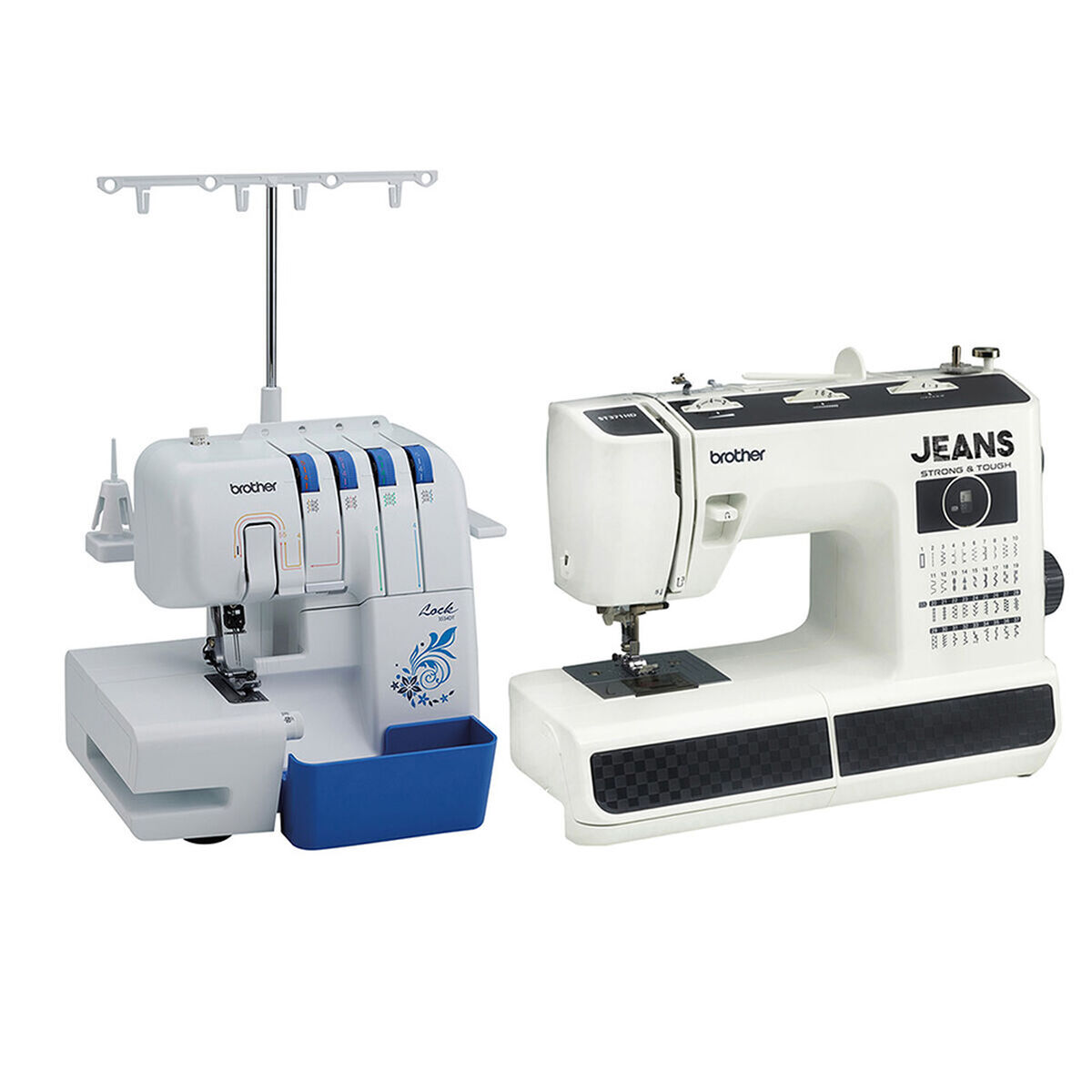 Combo Máquina de Coser Brother ST371HD + Overlock 3534DT