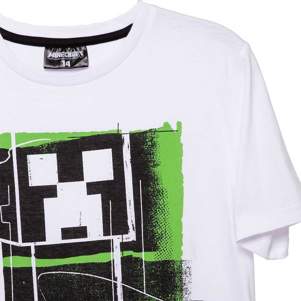 Polera de Algodón Niño Minecraft