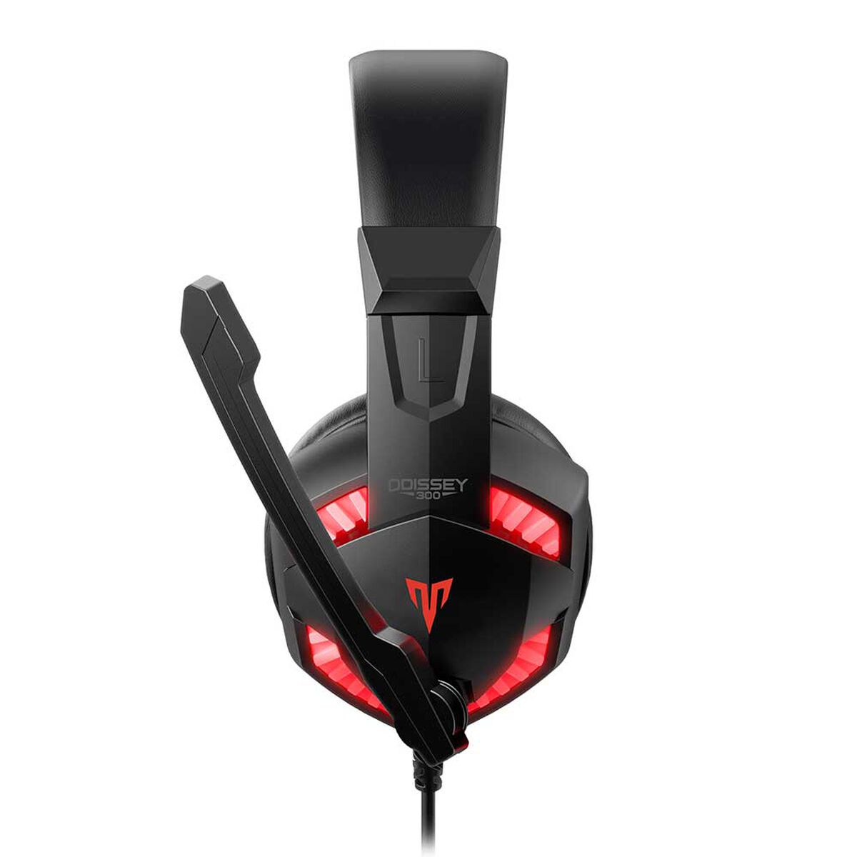 Audífonos Gamer Targa Odyssey 300 Negro-Rojo